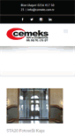 Mobile Screenshot of cemeks.com.tr